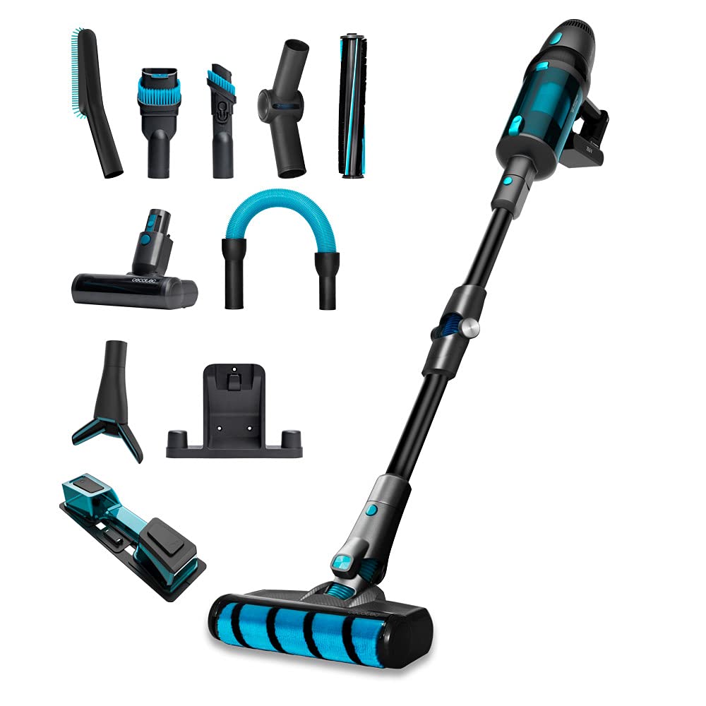 جارو شارژی سکوتک اسپانیا Cecotec Conga Rockstar Series 900، موتور بدون جاروبک دیجیتال، قدرت مکش بالا، برنامه‌های متعدد