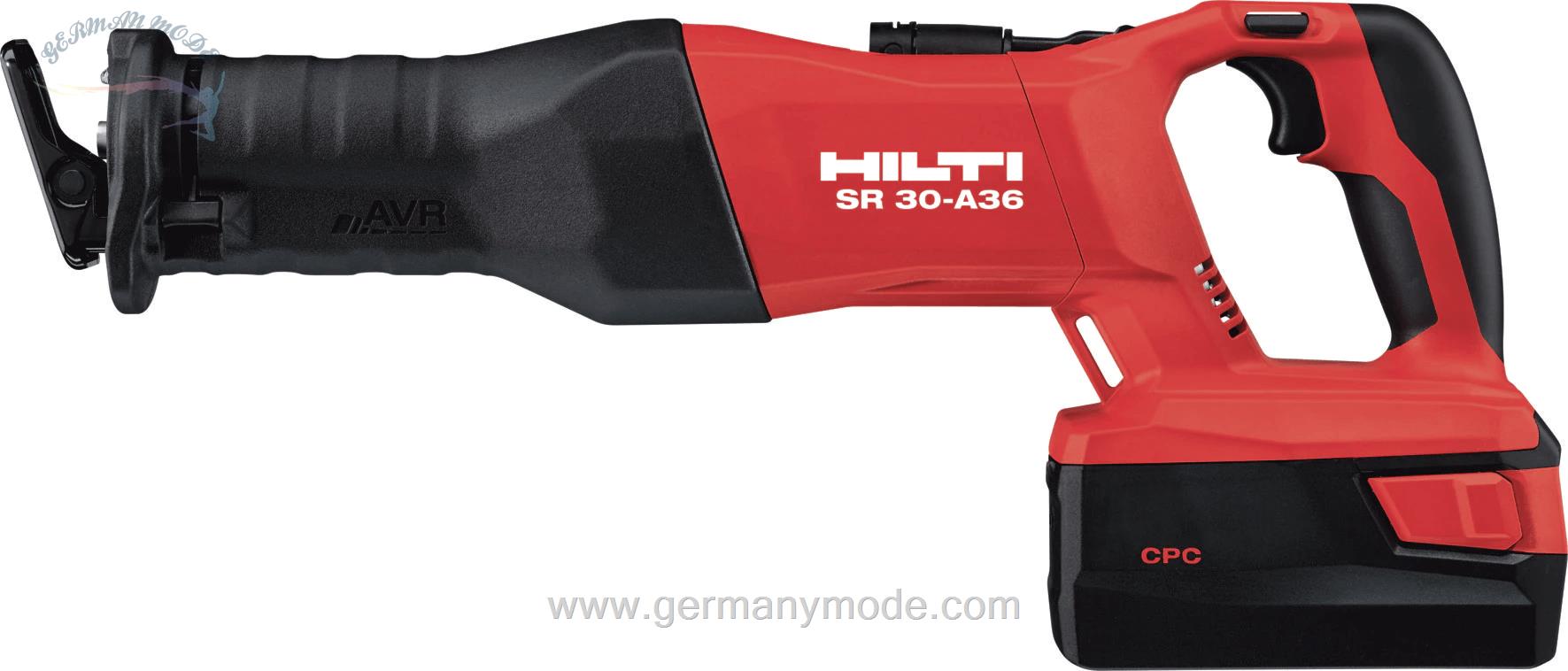 اره افقی بر شارژی هیلتی لیختن اشتاین HILTI AKKU-SÄBELSÄGE SR 30-A36