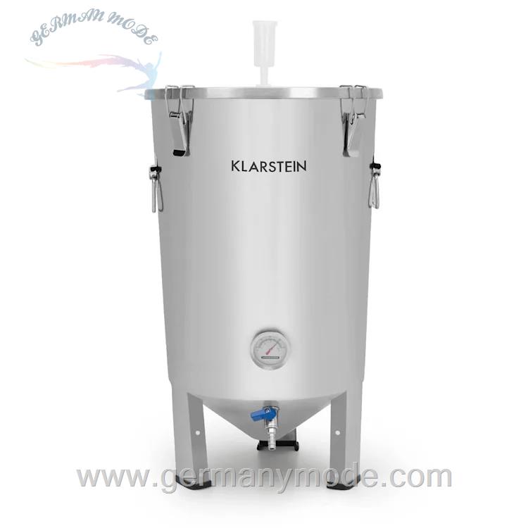 دستگاه تقطیر گلاب گیر عرق گیر 30 لیتری کلارشتاین آلمان Klarstein Gärkeller Fermentierkessel Maischekessel Silber