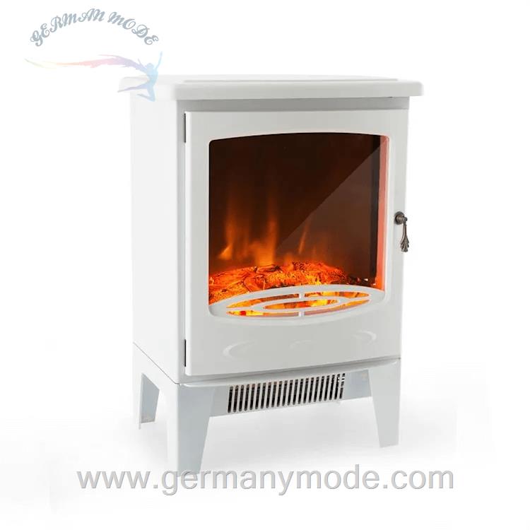 شومینه برقی پایه دار کلارشتاین آلمان Klarstein Meran Elektrischer Kamin Weiß 1850 watt