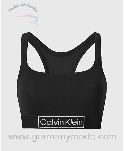 نیم تنه زنانه کلوین کلین آمریکا Calvin Klein Bralette Reimagine Heritage Black 000QF6768EUB1