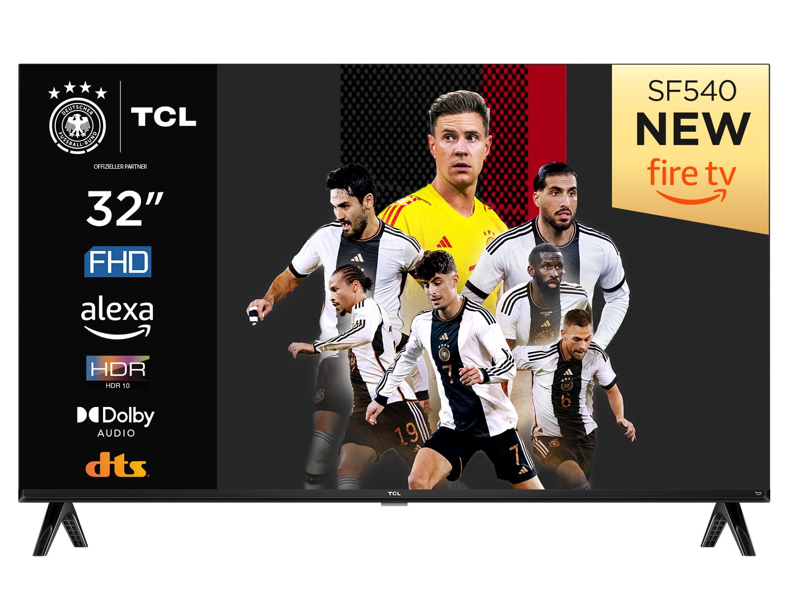 خرید از آمازون - TCL 32SF540-32 inch FHD Smart TV - HDR & HLG-Dolby Audio-DTS Virtual