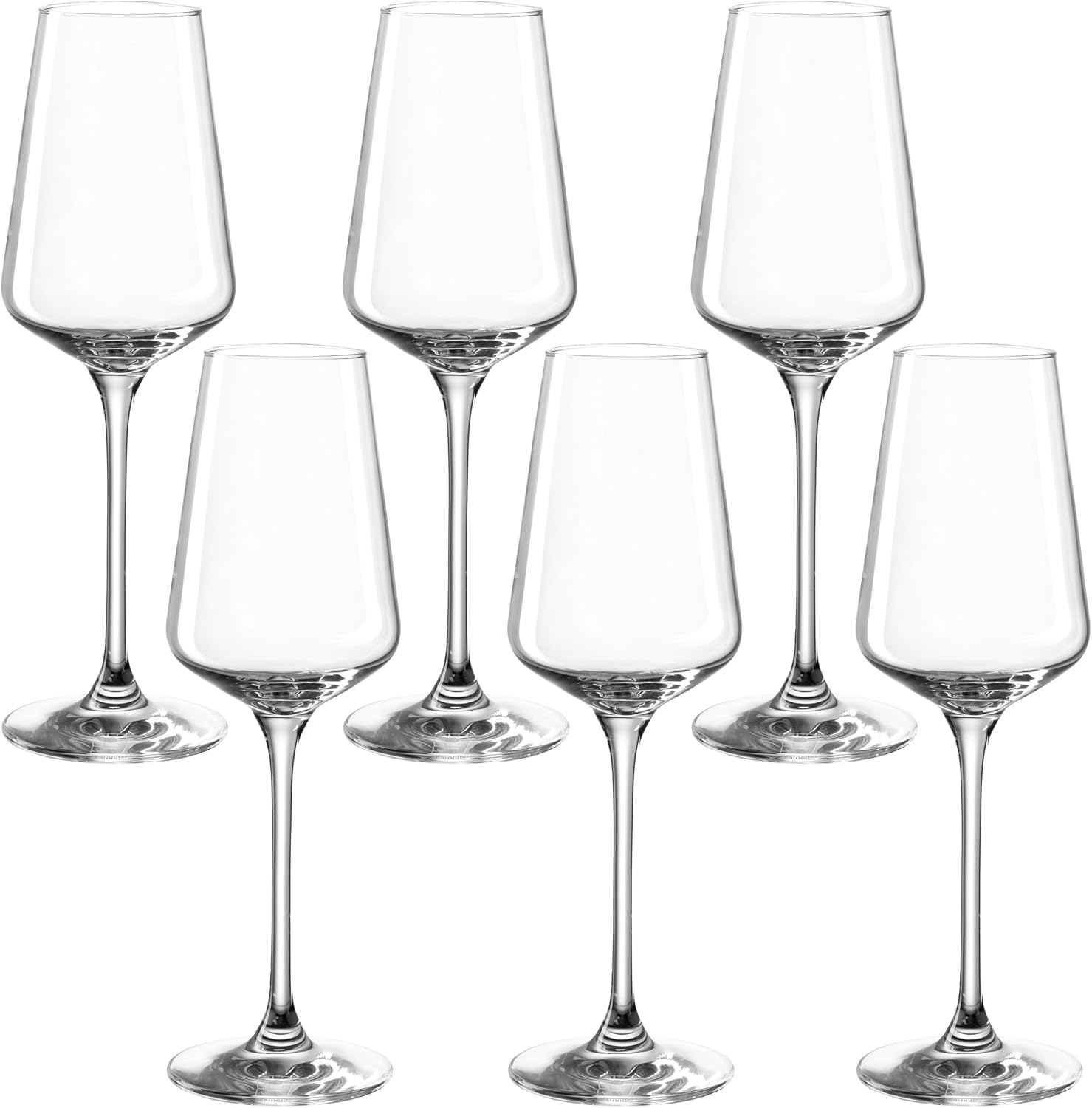 لیوان‌ شراب لئوناردو هوم آلمان پوچینی دایجستیف Leonardo Puccini Rieslingglas 6er Set لیوان‌های لیکور لیوان شات با دسته بلند کریستال تکتون ارتفاع ۲۱ سانتی‌متر ۲۲۰ میلی‌لیتر۰۶۹۵۵۶