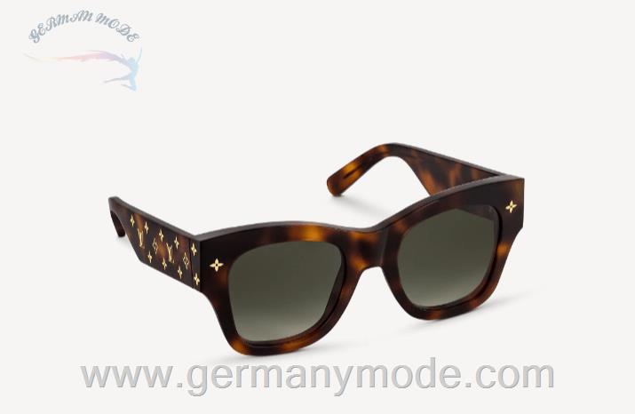 عینک آفتابی زنانه لویی ویتون فرانسه LOUIS VUITTON RENDEZ-VOUS SONNENBRILLE IM CAT EYE DESIGN Z1563W