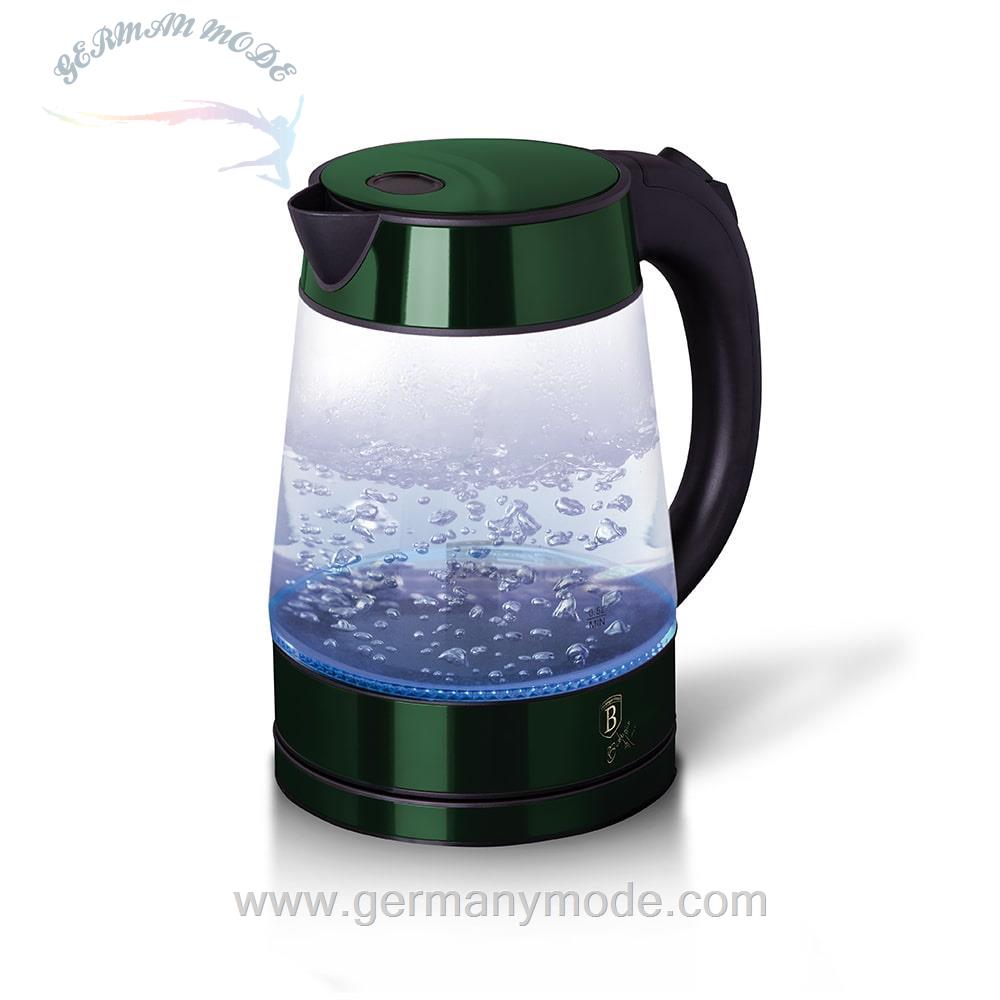 کتری برقی برلینگر هاوس مجارستان BERLINGER HAUS ELECTRIC GLASS KETTLE BH/9123 EMERALD COLLECTION