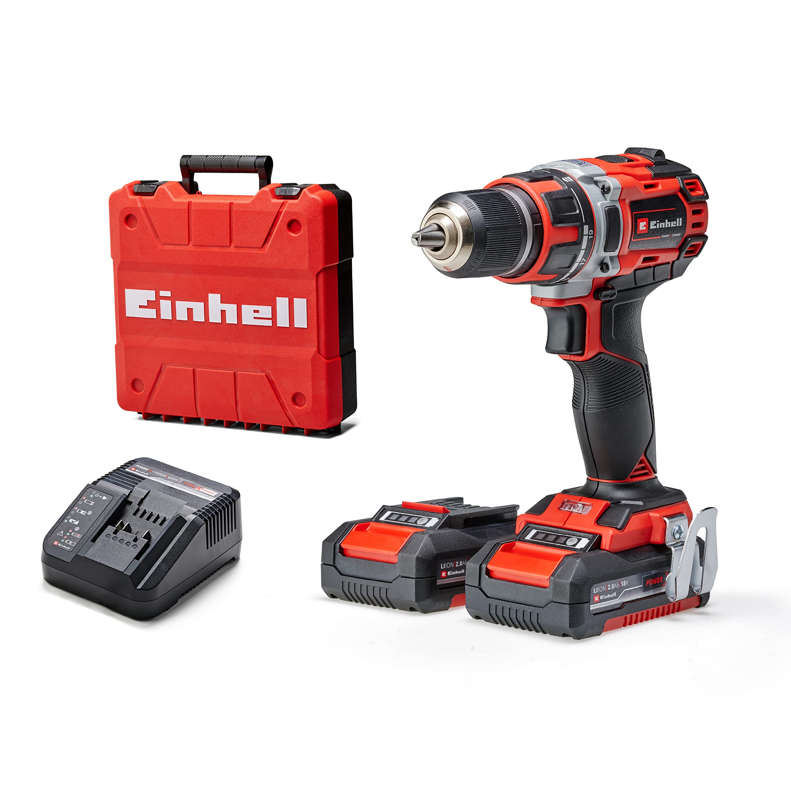 خرید از آمازون - دریل/پیچ گوشتی حرفه ای Einhell TP-CD 18/50 Li BL Kit Power