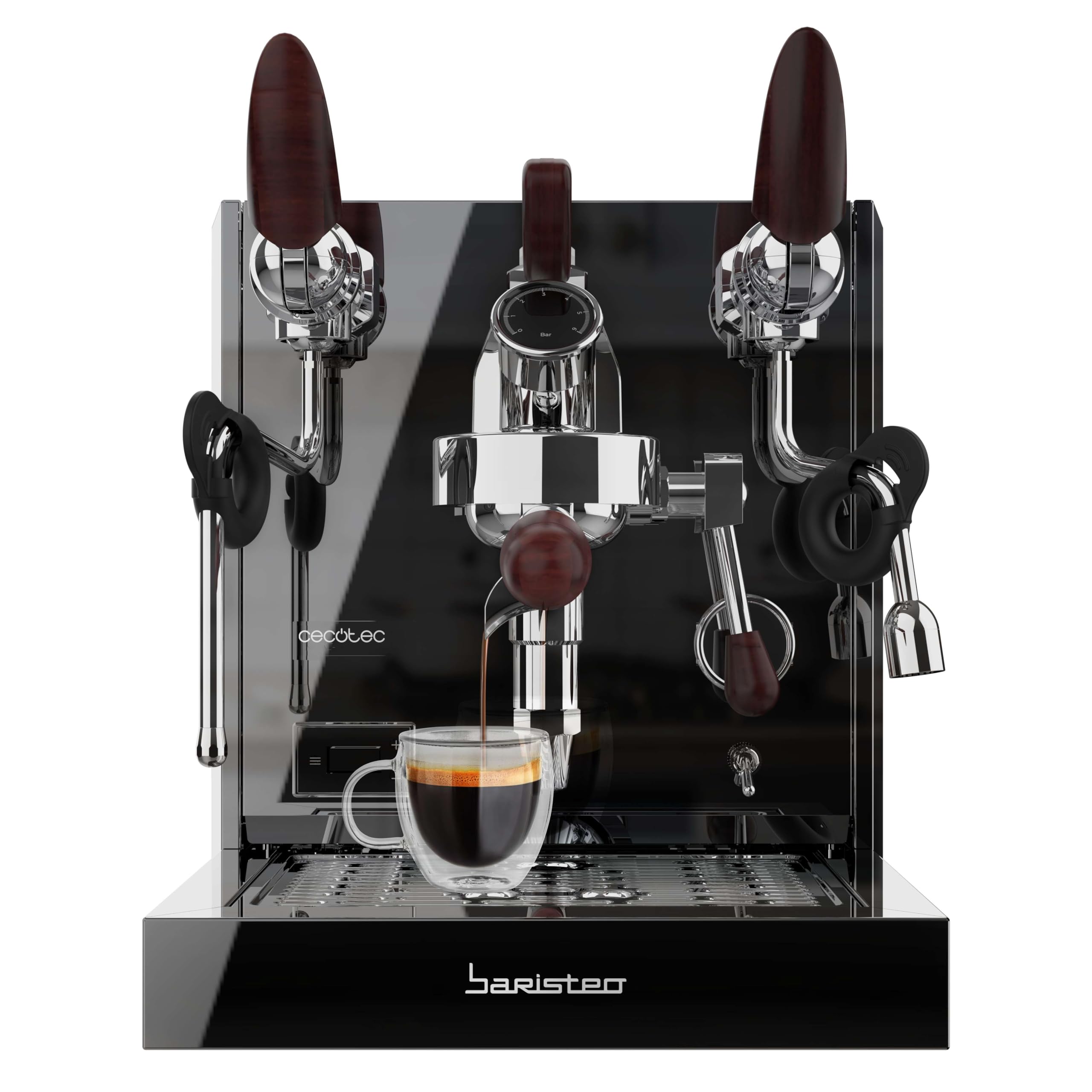 اسپرسو ساز تجاری سکوتک اسپانیا Cecotec Barista Baristeo Intima، دستگاه اسپرسو باریستا حرفه ای، سیستم پیش دم، پمپ 15 بار،گرمکن فنجان
