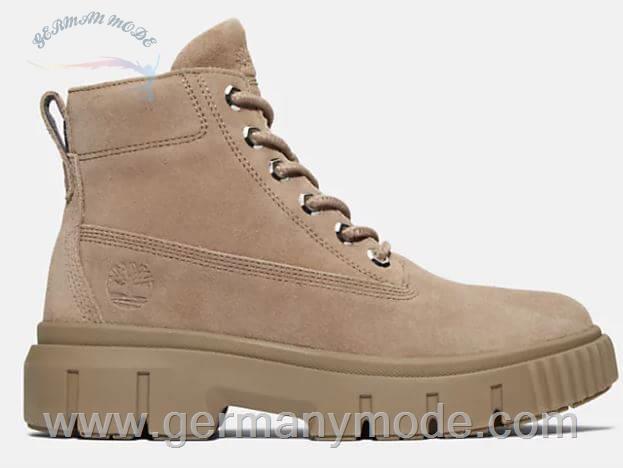 بوت ضد آب زنانه تیمبرلند آمریکا TIMBERLAND GREYFIELD LEATHER BOOT FOR WOMEN IN BEIGE