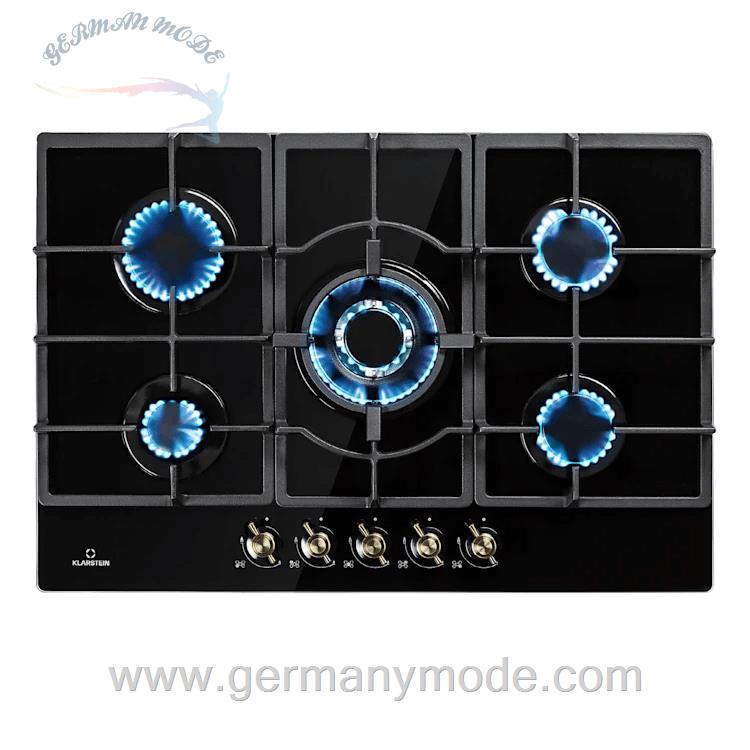 اجاق گاز 5 شعله توکار کلارشتاین آلمان Klarstein Victoria 5 Gaskochfeld