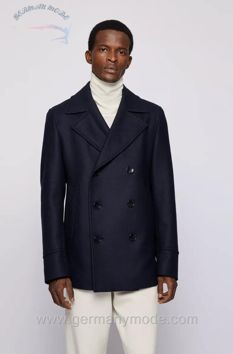 پالتو مردانه هوگو باس آلمان BOSS SLIM-FIT CABANJACKE AUS WOLL-MIX