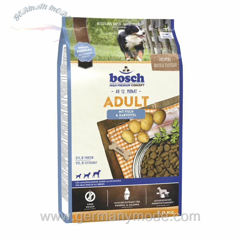 غذا خشک سگ ماهی و سیب زمینی بزرگسال بوش آلمان Bosch High Premium Concept Adult Fisch - Kartoffel 3kg