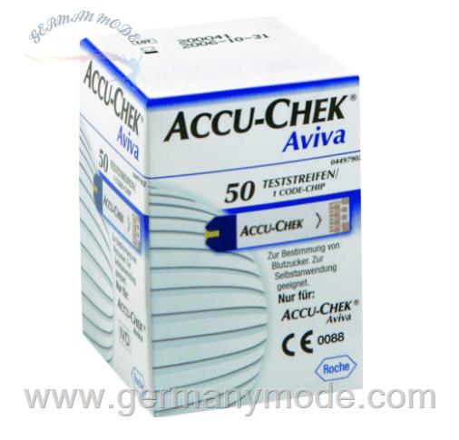 نوار تست قند خون 50 عددی اکیو چک آلمان Accu-Chek Aviva Teststreifen (50 Stk.)