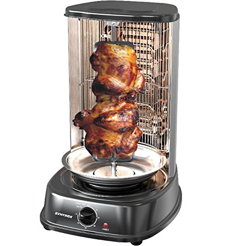 خرید از آمازون - Syntrox Germany Chef Grill RO-2000W-21 L BSS Dönergrill Gyrosgrill Hähnchengrill