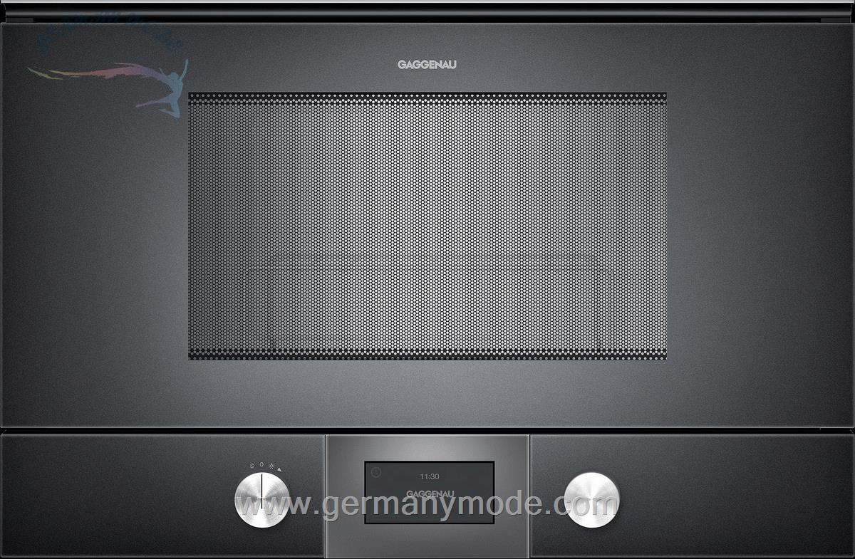 مایکروویو توکار 21 لیتری گگناو Gaggenau BMP 225 100 anthrazit