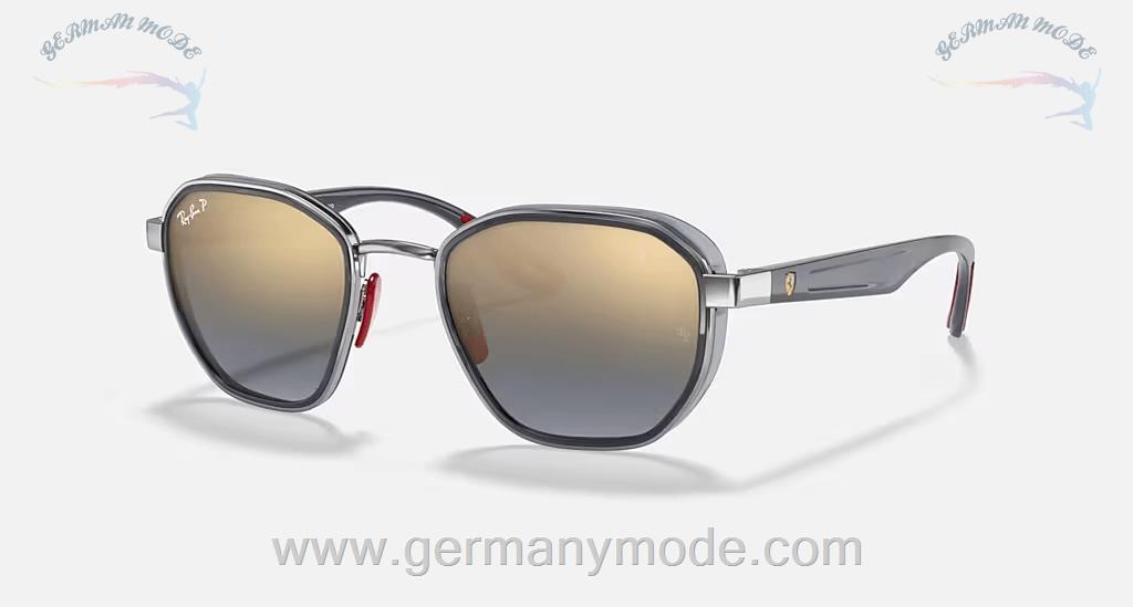 عینک آفتابی اسپرت ریبن ایتالیا Ray-Ban RB3674M SCUDERIA FERRARI COLLECTION Blau
