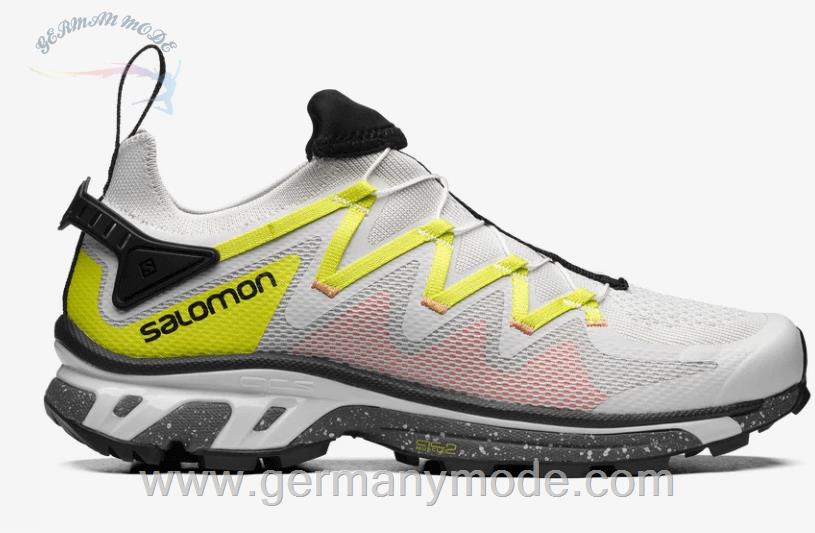 کتانی اسپرت مردانه زنانه سالامون فرانسه SALOMON XT-RUSH Sportliche Schuhe Unisex Black / Lunar Rock / Evening Primrose