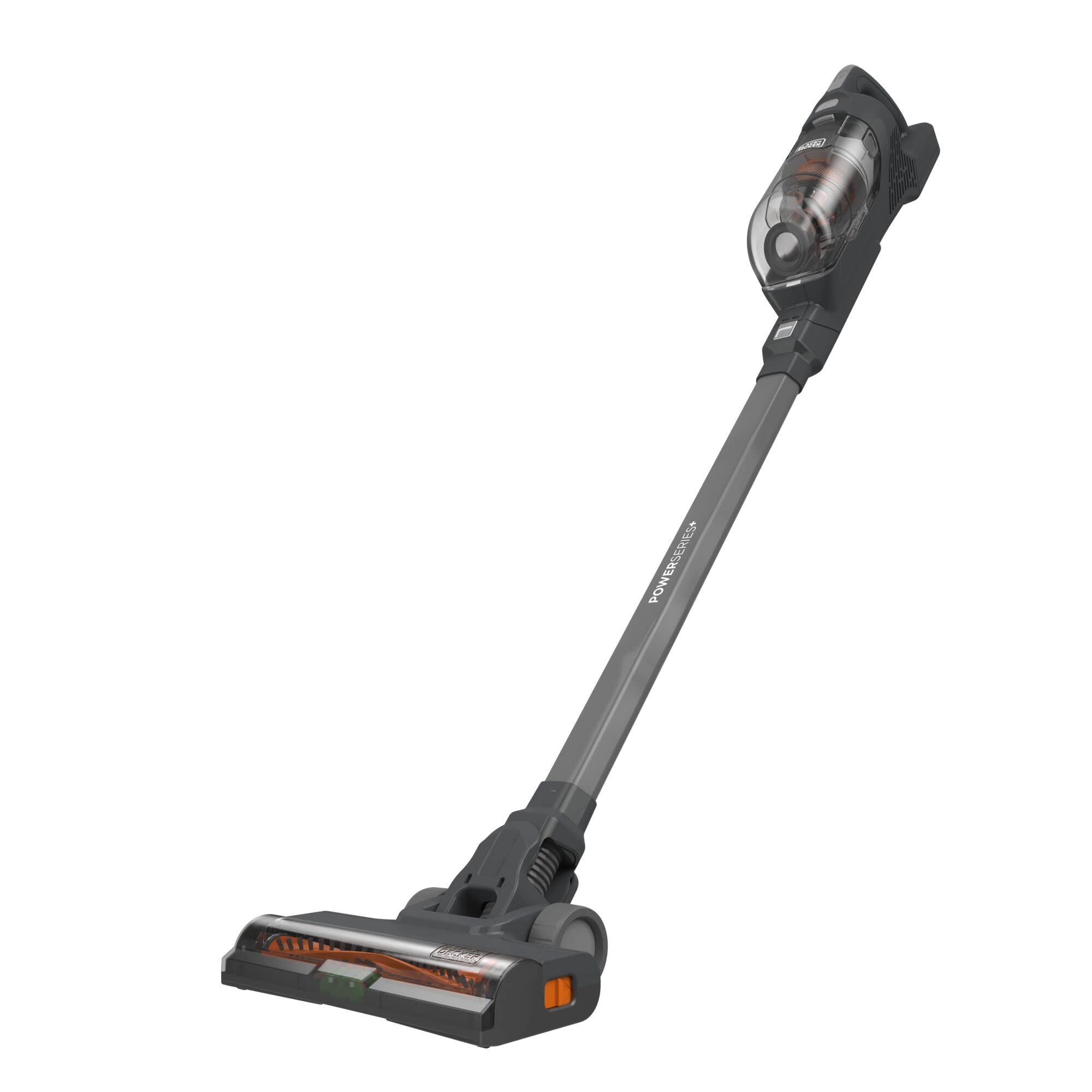 جارو شارژی بلک اند دکر آمریکا BLACK+DECKER 3 در 1 BHFEA520J (18 ولت، کف بدون کیسه و جاروبرقی دستی با برس توربو، 2 سطح مکش، بی سیم، شامل براکت دیواری، نازل شکاف، با باتری یکپارچه و کابل شارژ)