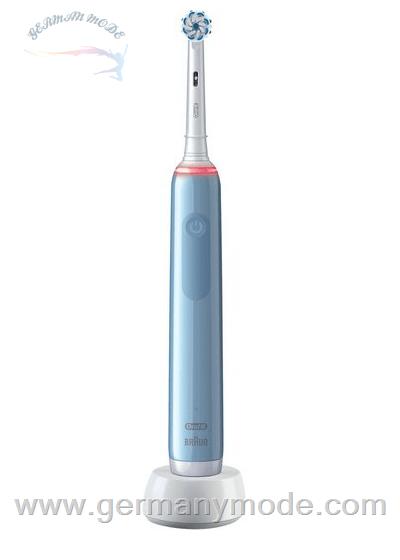 مسواک برقی اورال بی آمریکا Oral-B Pro 3 3000 Sensitive Clean blue