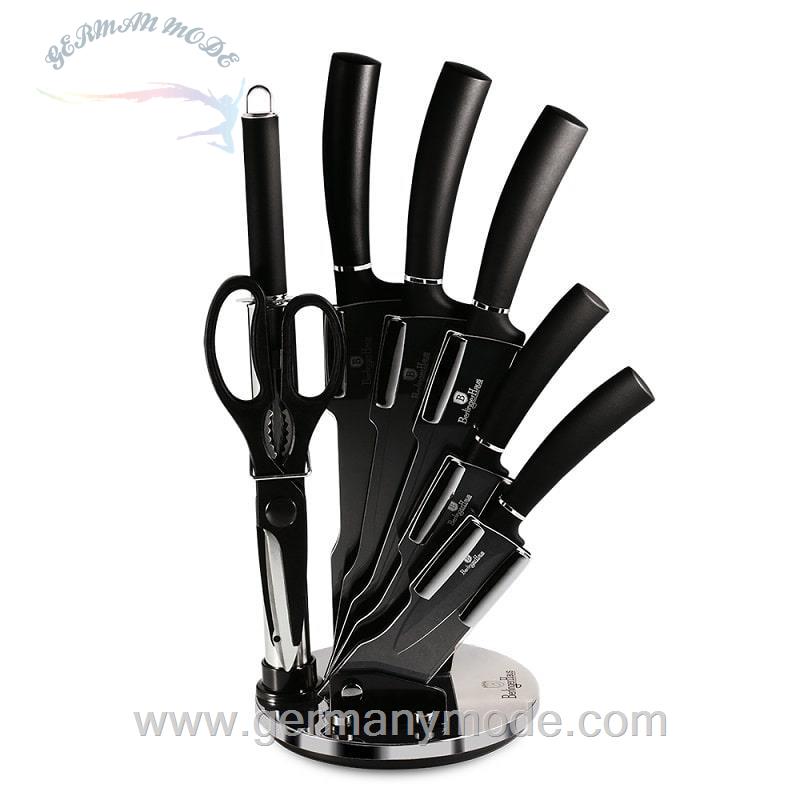 ست چاقو آشپزخانه 8 پارچه برلینگر هاوس مجارستان BERLINGER HAUS 8-PIECE KNIFE SET BH/2565 BLACK