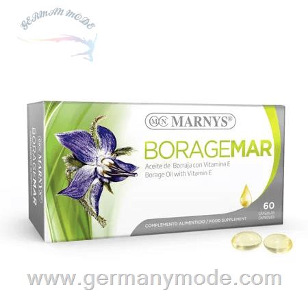 کپسول روغن گل گاو زبان تقویت پوست مفاصل مارنیس اسپانیا MARNYS Boragemar Borage Oil MN406