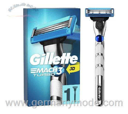 خود تراش ژیلت آمریکا Gillette Mach3 Turbo 3D 1 Stk