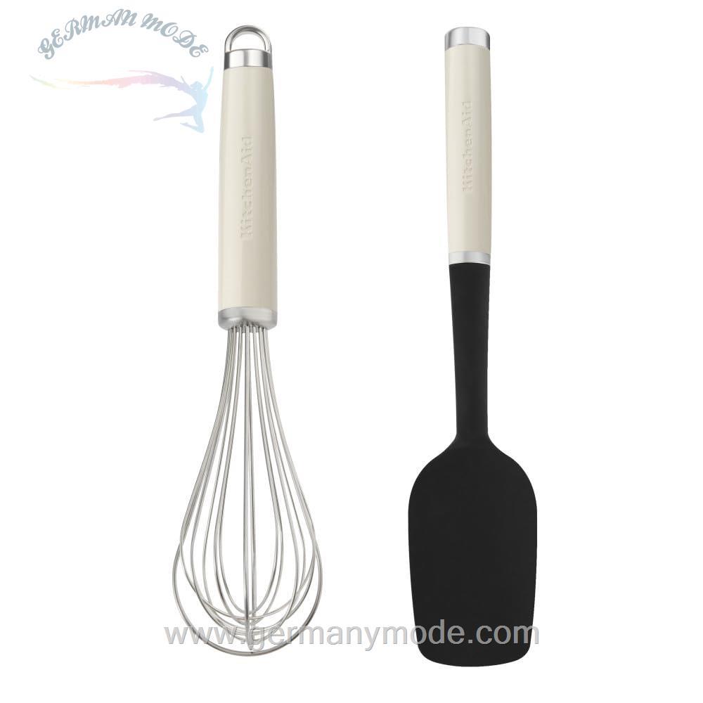 کاردک و همزن دستی آشپزخانه کیچن اید آمریکا KitchenAid Universal-Backset (2 For) - بادام