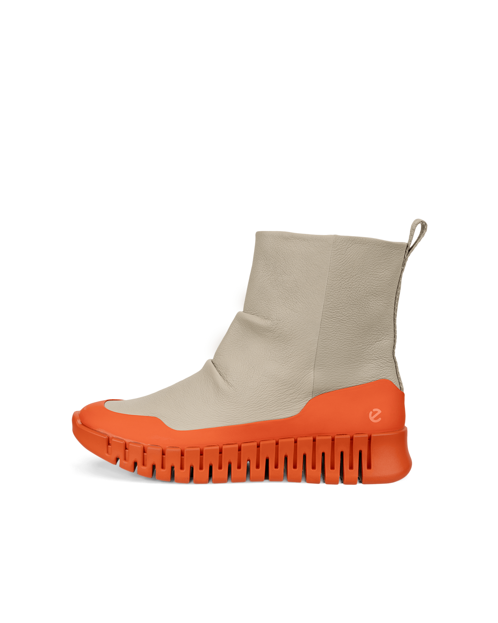 نیم بوت زنانه اکو دانمارک ECCO GRUUV W Damen Lederstiefel Beige