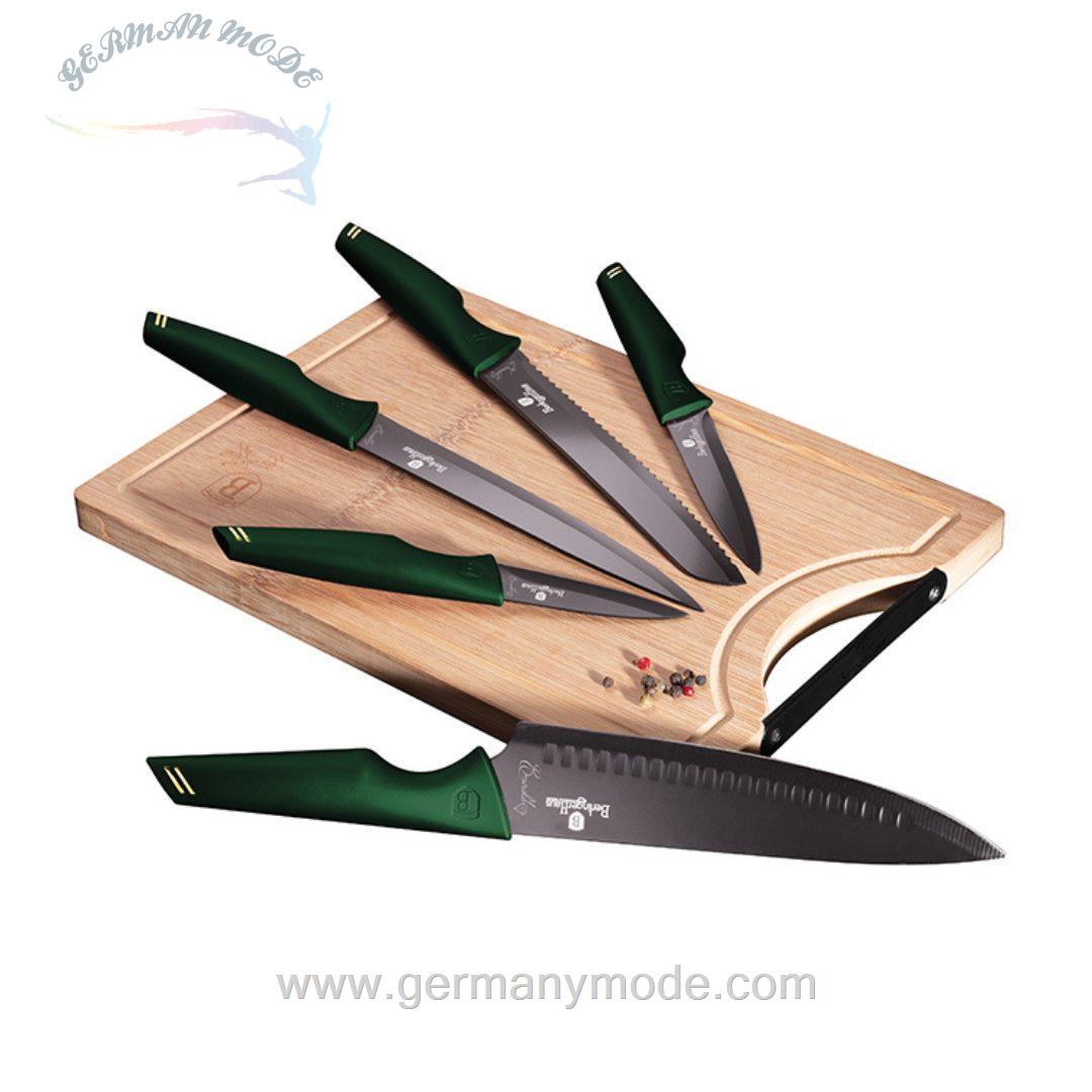 ست چاقو تخته برش بامبو برلینگر هاوس مجارستان BERLINGER HAUS KNIFE SET / BAMBOO CUTTING BOARD BH2706
