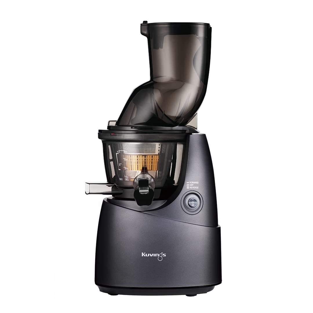 خرید از آمازون - Kuvings B8200 , Slow Juicer Entsafter fur Gemüse und Obst , Kaltpresser , leiser Motor (Mattgunmetal)