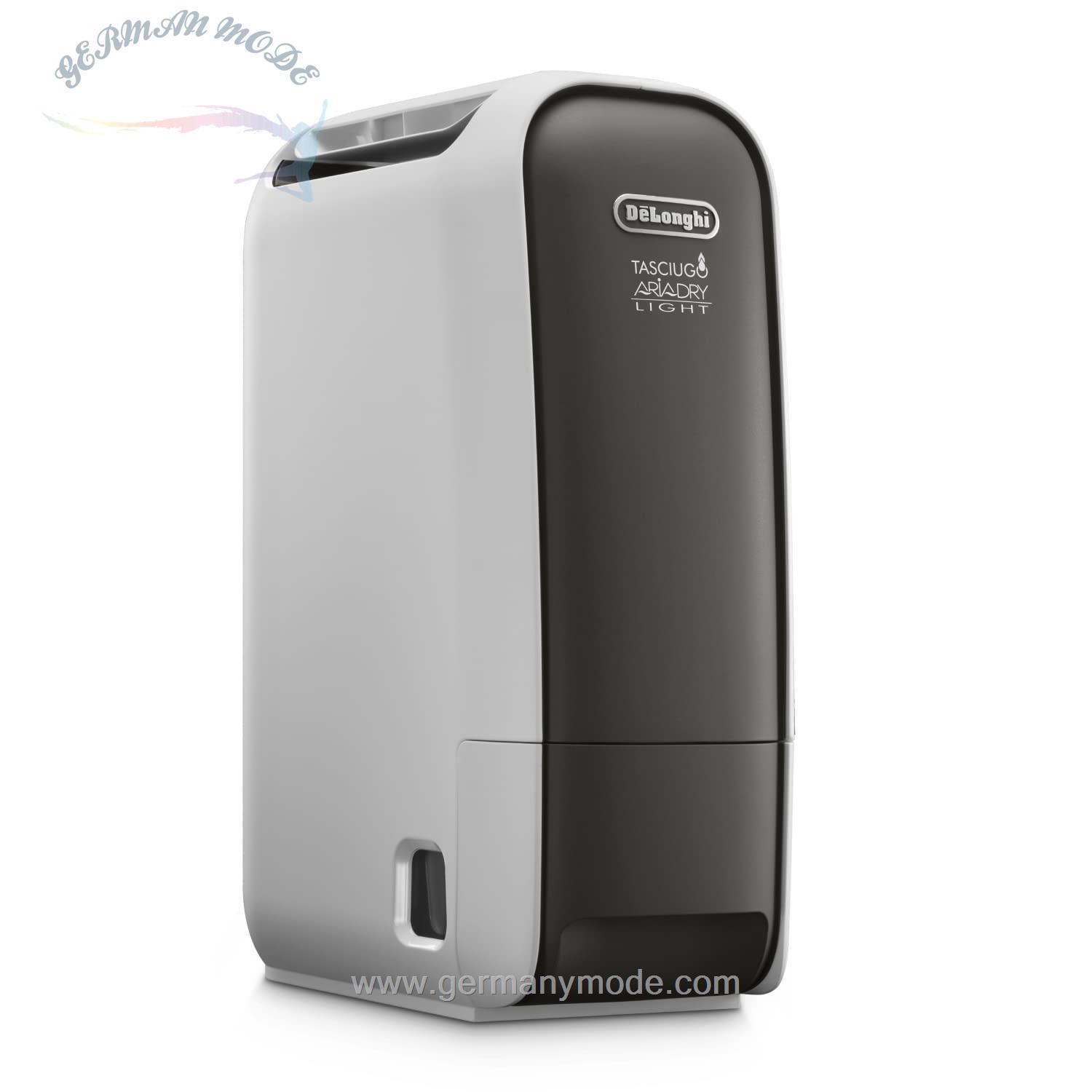 تصفیه هوا رطوبت گیر دلونگی ایتالیا DeLonghi Tasciugo AriaDry Light DNS65 رطوبت گیر خانگی، حذف 6 لیتر رطوبت در روز، عملکرد لباسشویی، تایمر 8 ساعت، فناوری زئولیت، 34 دسی بل، 520 وات، خاکستری 16 لیتری نوآورانه