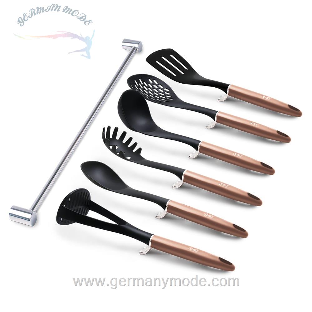 ست کفگیر ملاقه برلینگر هاوس مجارستان Berlinger Haus Kitchen Tool Set BH-6328 Rose Gold Collection