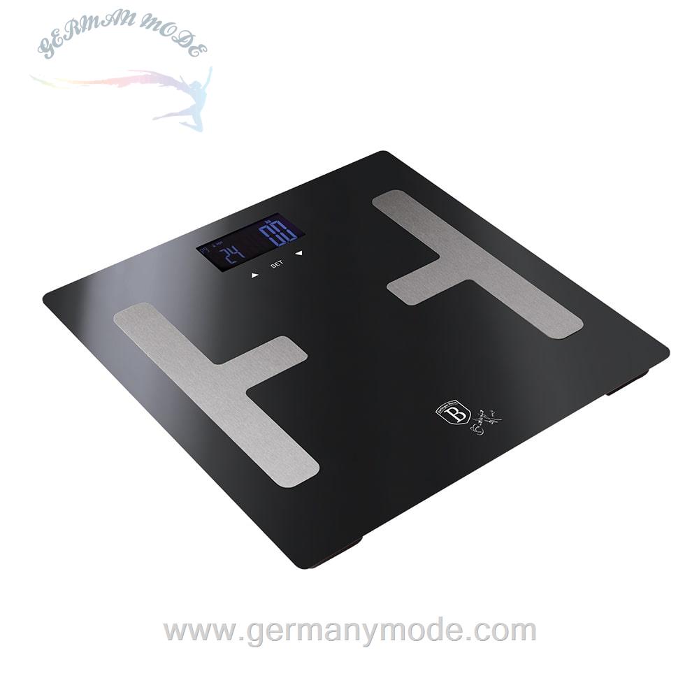 ترازو دیجیتال برلینگر هاوس مجارستان BERLINGER HAUS SMART BATHROOM SCALE BH/9217 CARBON PRO COLLECTION