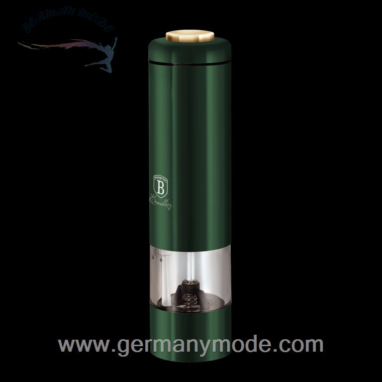 آسیاب نمک و فلفل برقی برلینگر هاوس مجارستان Berlinger Haus Electric Pepper or Salt Mill BH/1976 Emerald Collection