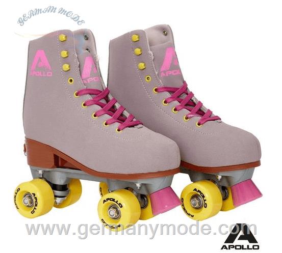 اسکیت کفشی چهارچرخ کودکانهApollo Rollschuher - Disco größenverstellbar Retro Design Classic Rolle