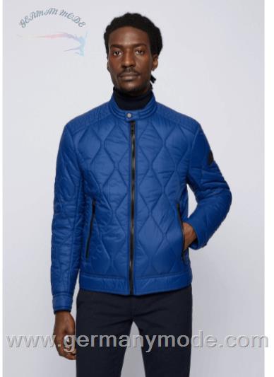 کاپشن مردانه هوگو باس آلمان BOSS WATTIERTE SLIM-FIT BIKERJACKE MIT WASSERABWEISENDEM FINISH 1