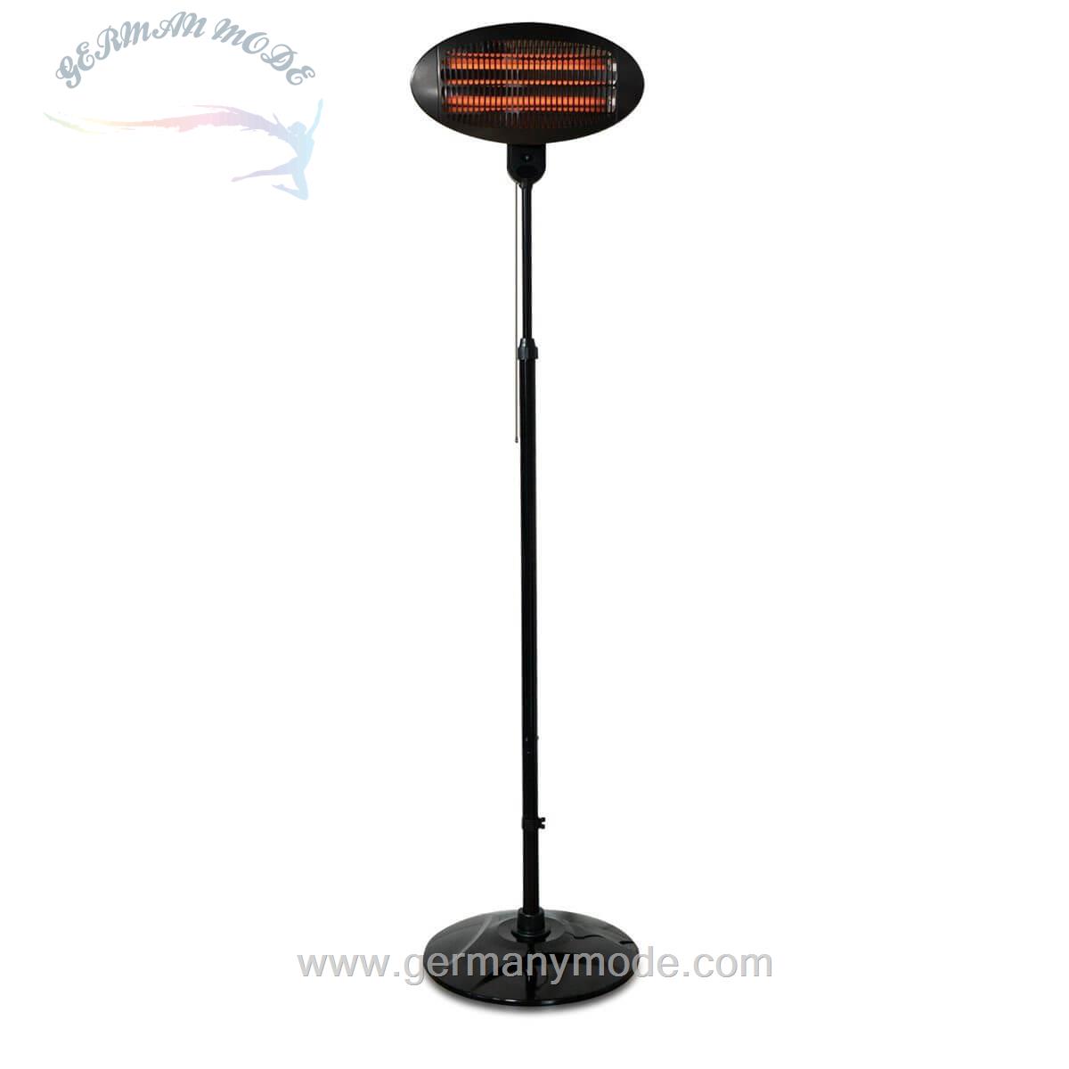 بخاری برقی مادون قرمز پایه دار ناواریس Navaris Heizstrahler- Baby Wärmelampe mit Standfuß - 3 Stufen