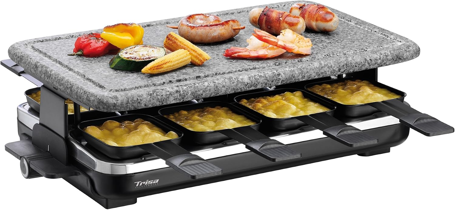 گریل باربیکیو راکلت تریزا سوئیس مدل Trisa 8 Raclette Grill Hot Stone
