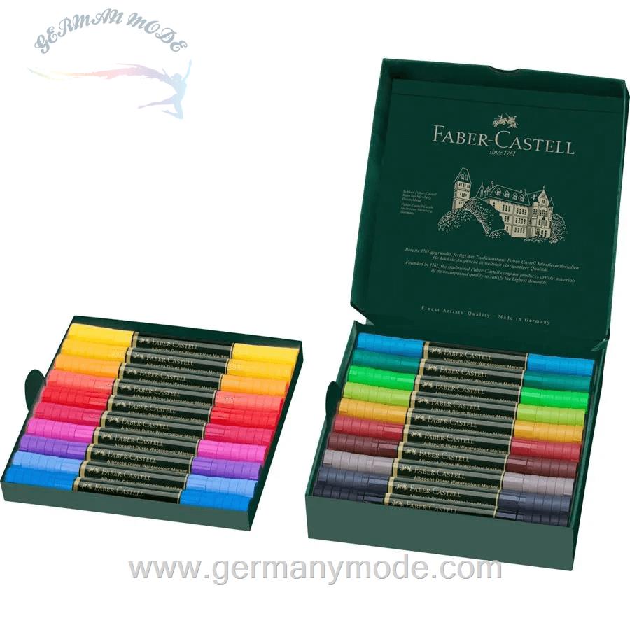 ماژیک حرفه ای 20 رنگ فابرکاستل آلمان FABER CASTELL Albrecht Dürer Watercolour Marker 20er Etui