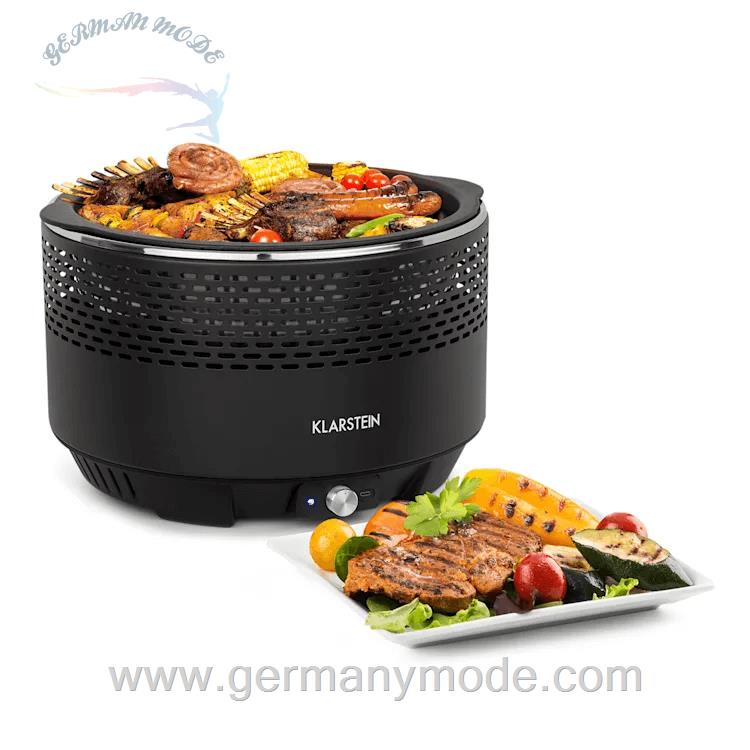 باربیکیو کباب پز زغالی کلارشتاین آلمان Klarstein Micro-Q 3131 Holzkohlegrill Schwarz