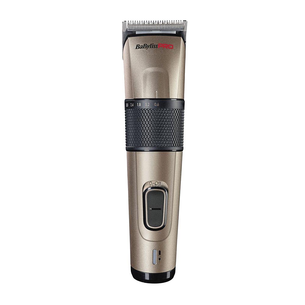 ماشین اصلاح سر و بدن بابیلیس فرانسه BaByliss PRO Cut Definer، موبر حرفه ای شارژی با تیغه های فولادی ضد زنگ، پایه شارژ و کیسه ذخیره، قیچی مو، FX862E تکی