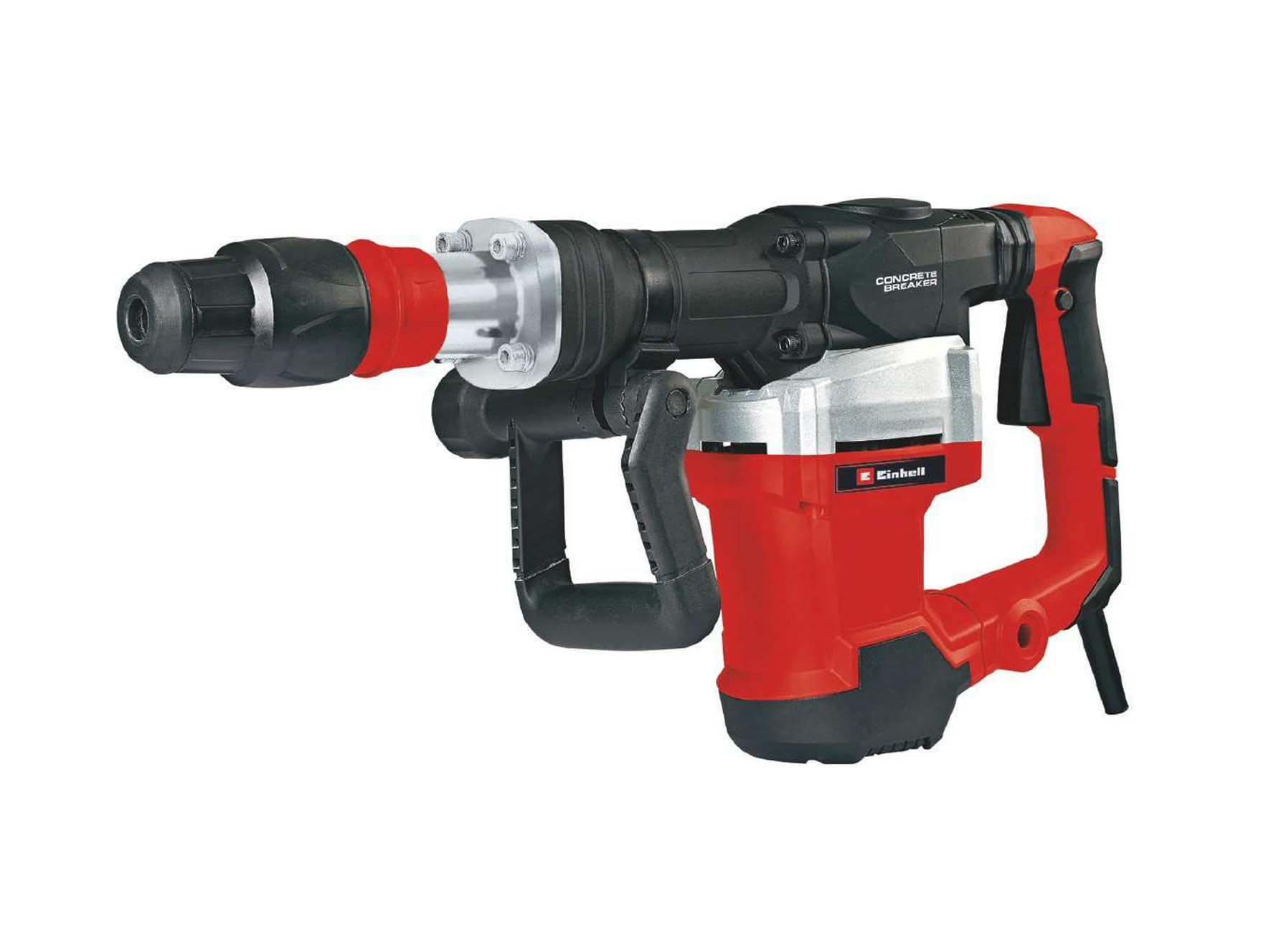 خرید از آمازون - چکش تخریب Einhell TE-DH 32 (1500 وات، استحکام تک ضربه ای 32 J، نگهدارنده ابزار SDS-max، دستگیره اصلی لرزش + دستگیره نرم، شامل دریل چکشی نوک تیز/تخت + E-Box)