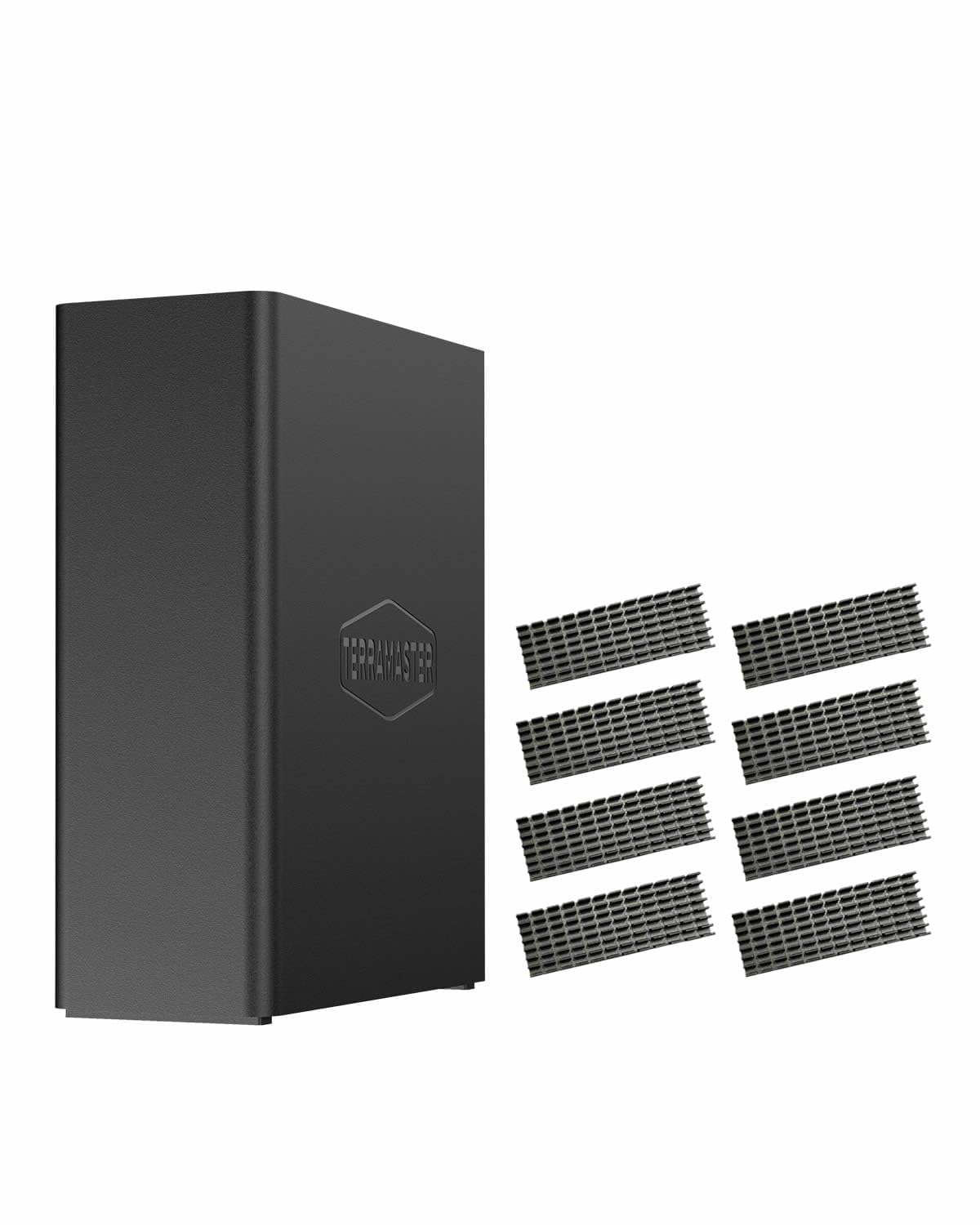 حافظه NAS SSD TERRAMASTER F8 - سرور NAS تمام SSD هشت‌بای، پردازنده چهار هسته‌ای N95، رم 8 گیگابایتی DDR5، پورت 10GbE، حافظه متصل به شبکه با کارایی بالا (بدون دیسک) در اندازه کف دست