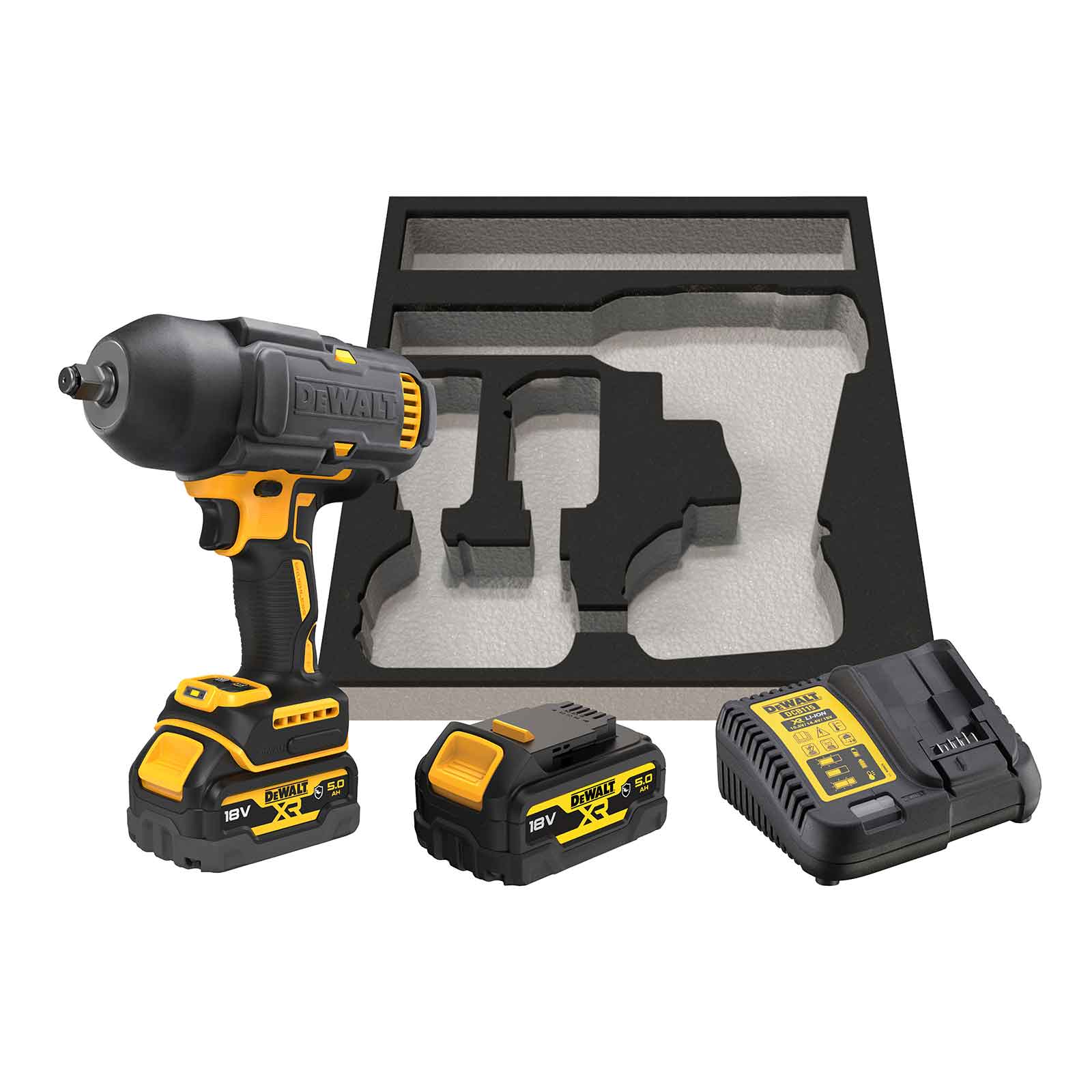 دریل شارژی دیوالت آمریکا DeWALT Akku-Schlagschrauber DCF900P2G-QW 18V 5Ah