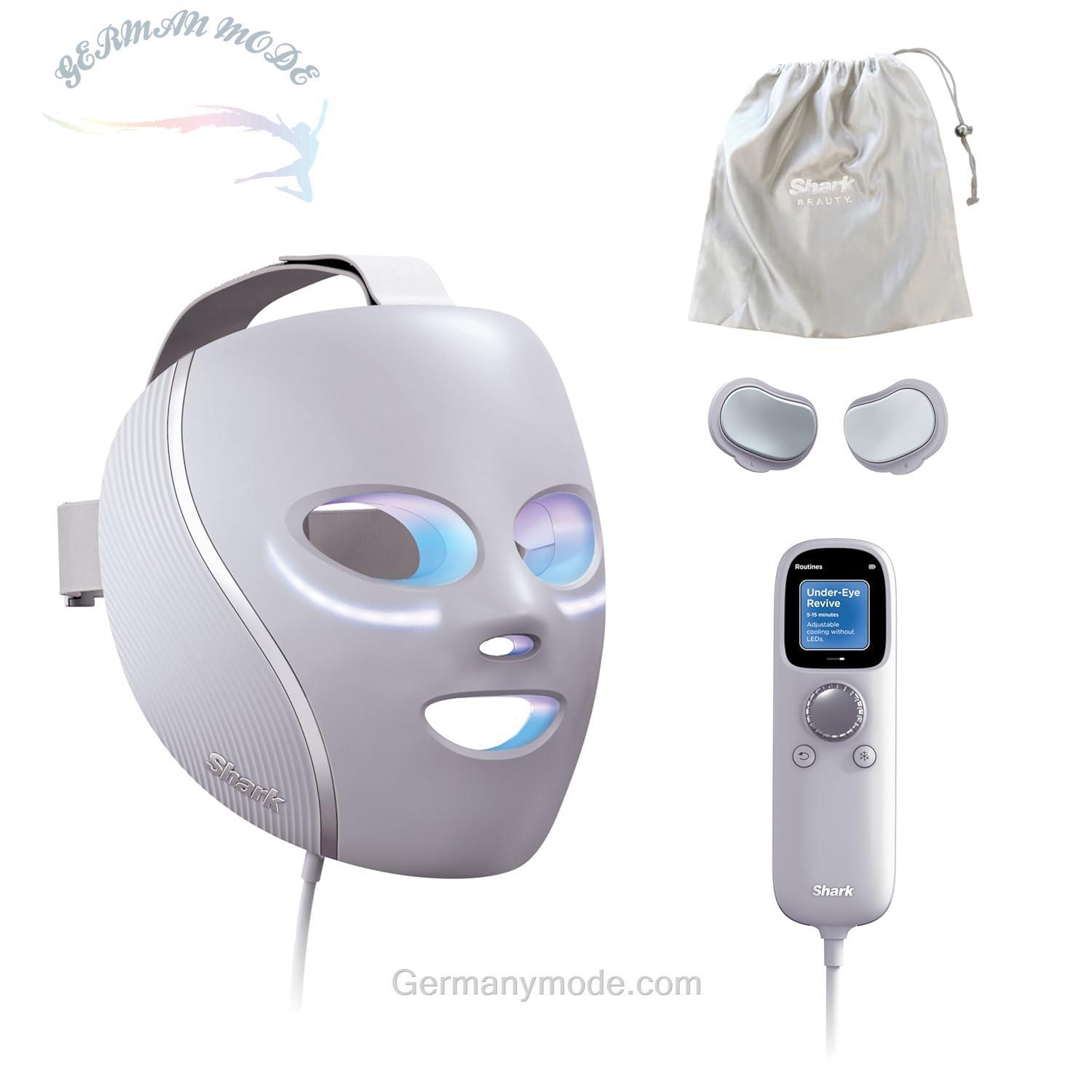 ماسک صورت ال ای دی LED شارک آمریکا Shark CryoGlow LED-Maske FW312EUPL با تکنولوژی نور درمانی