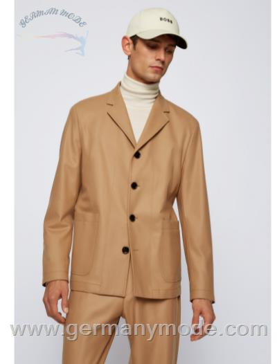 کت تک مردانه هوگو باس آلمان Hugo Boss Relaxed-Fit aus italienischer Schurwolle - F-Carper-4BTN-214 50458829 Beige