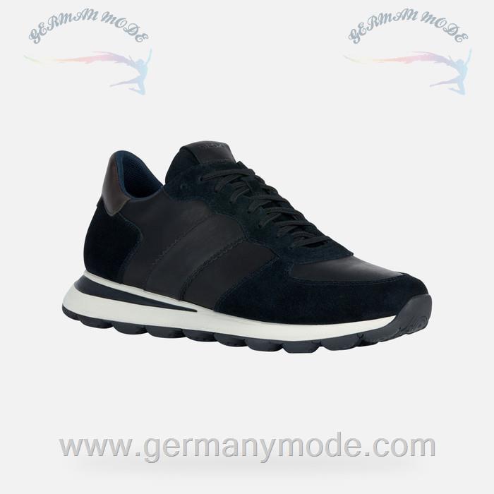 کتانی مردانه جی اوکس ایتالیا GEOX NIEDRIGE SNEAKERS Spherica Vseries Herr Schwarz