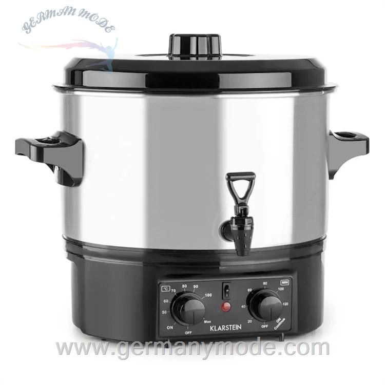 فلاسک غذا و نوشیدنی 16 لیتری کلارشتاین آلمان Klarstein Biggie Small Einkochvollautomat Silber 16 Ltr