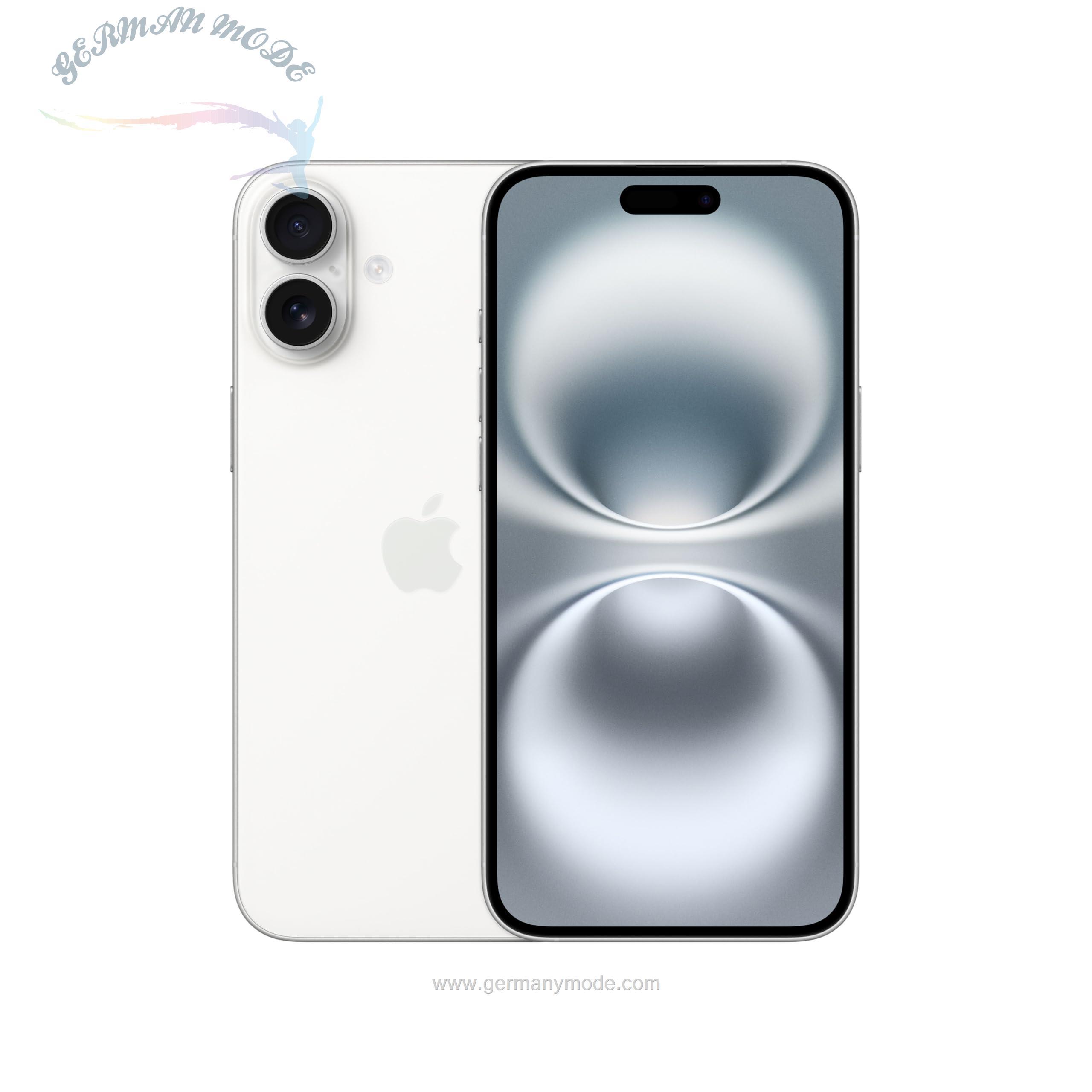 گوشی موبایل اپل آیفون 16 پلاس Apple iPhone 16 Plus 128GB: تلفن همراه 5G با کنترل دوربین، تراشه A18 و افزایش واقعی باتری. با AirPods، سفید سفید 128 گیگابایتی کار می کند