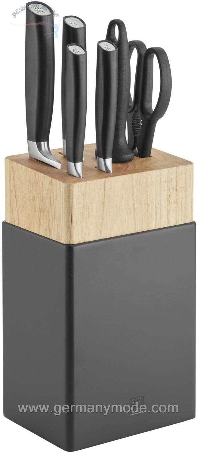 ست چاقو آشپزخانه ۷ پارچه زولینگ آلمان ZWILLING All Star Messerblockset 7-teilig silber