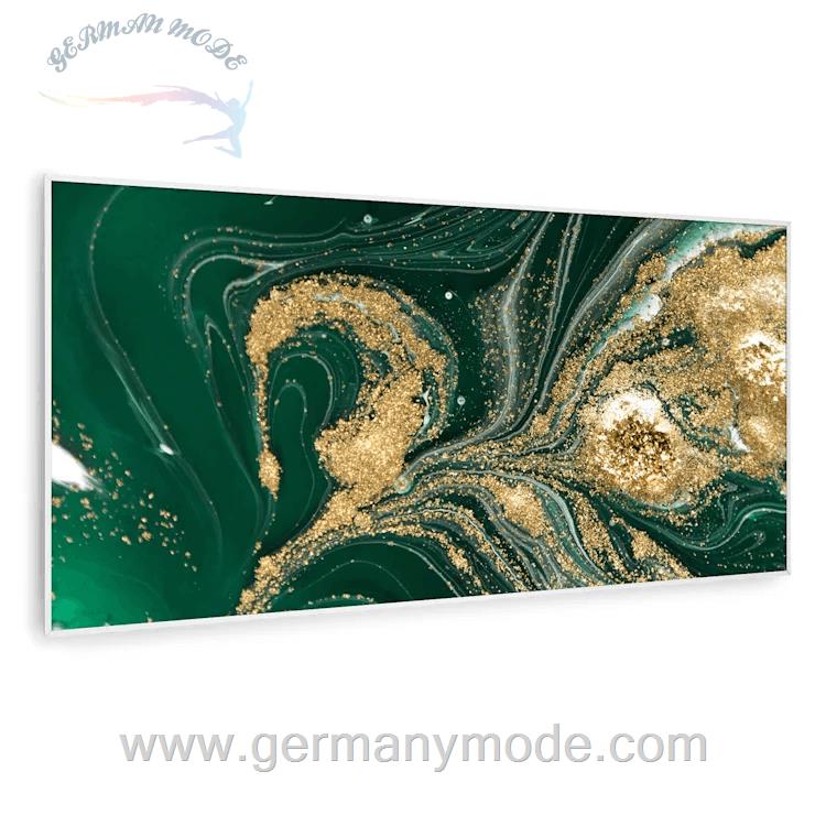 بخاری مادون قرمز هوشمند کلارشتاین آلمان Klarstein Wonderwall Air Art Smart Infrarotheizung Wirbel weiber Rahmen 120 x 60 cm